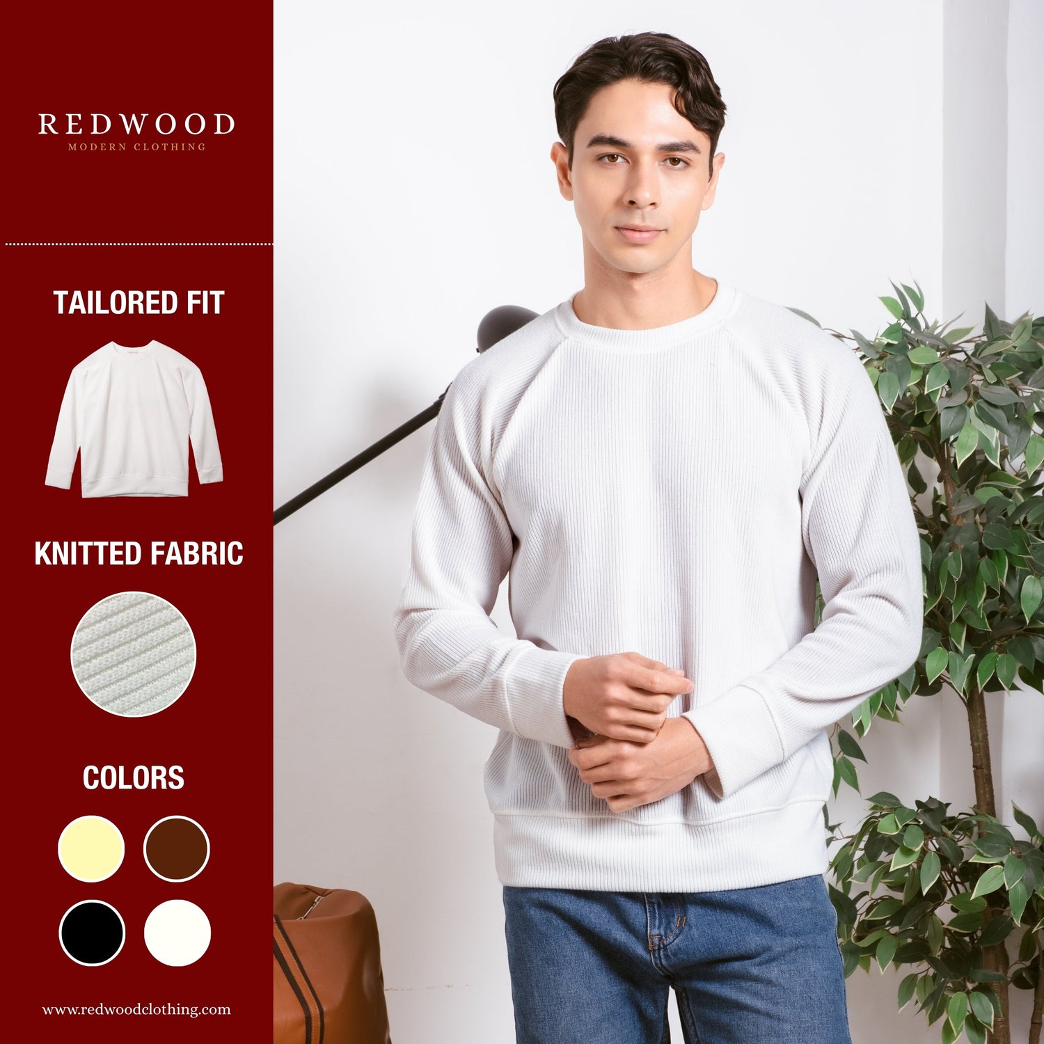 Tailored Fit Knitted Sweater