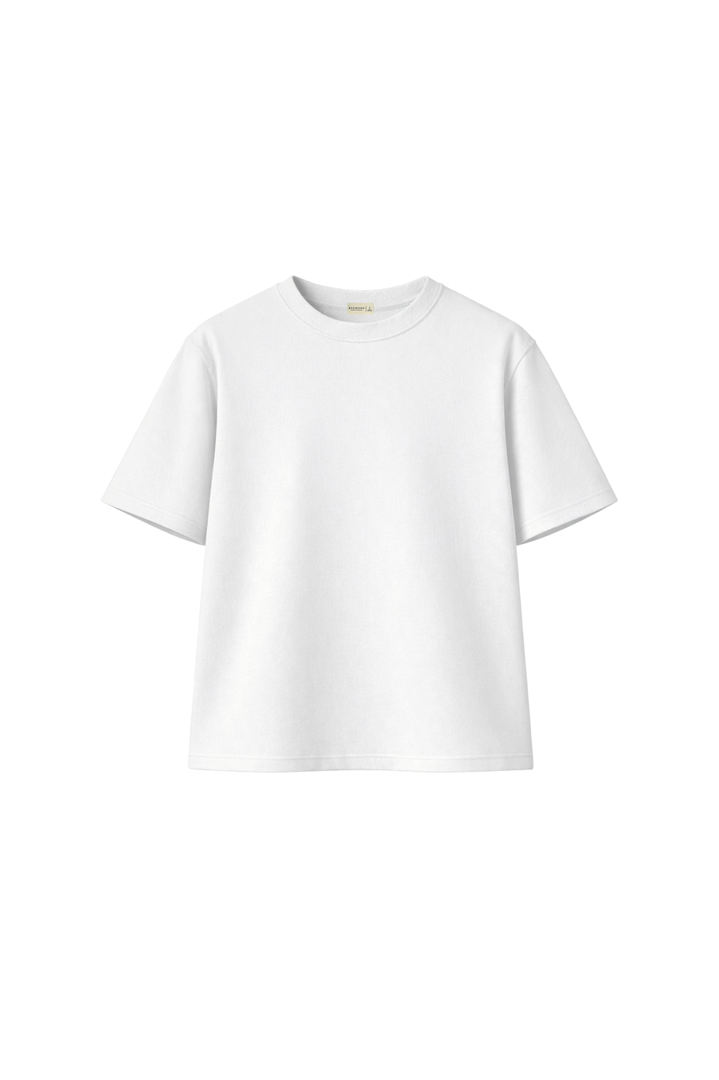 Structured Crew Tee - Classic White