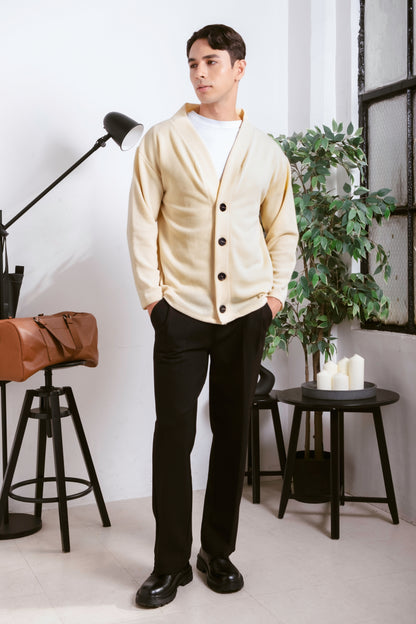 Knitted Cardigan - Tuscan Cream