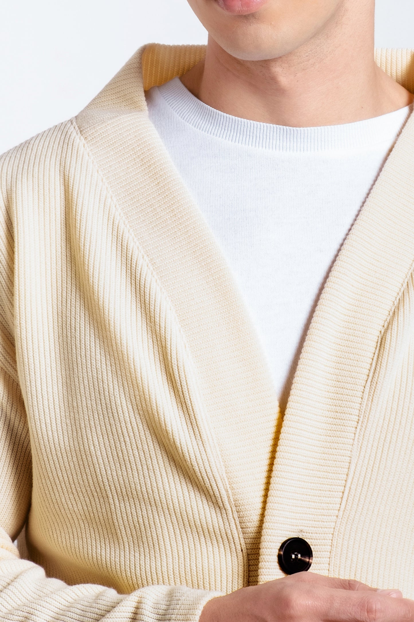 Knitted Cardigan - Tuscan Cream