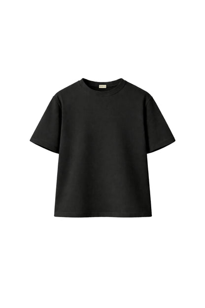 Structured Crew Tee - Black