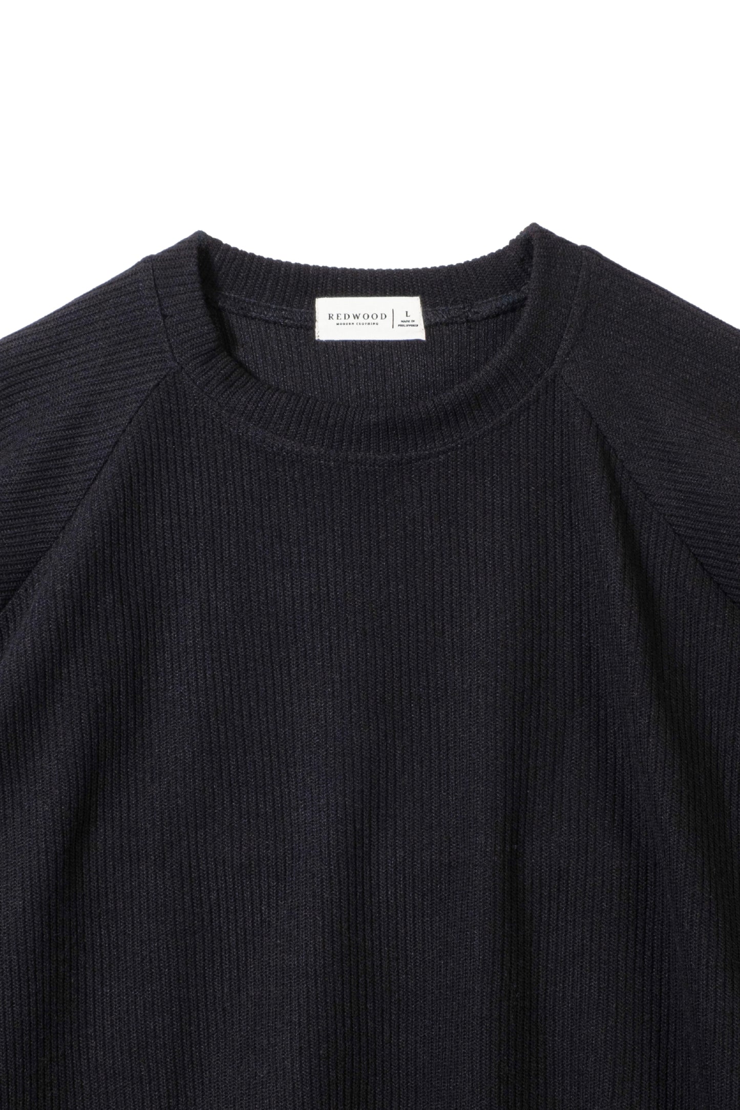 Tailored Fit Knitted Sweater - Black