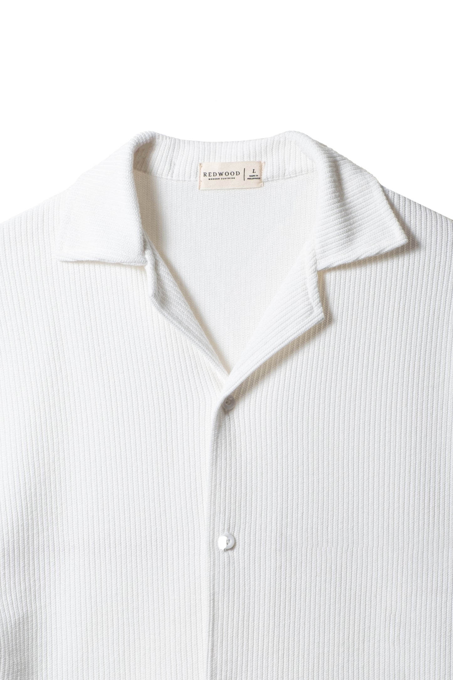 Knitted Shirt - Classic White