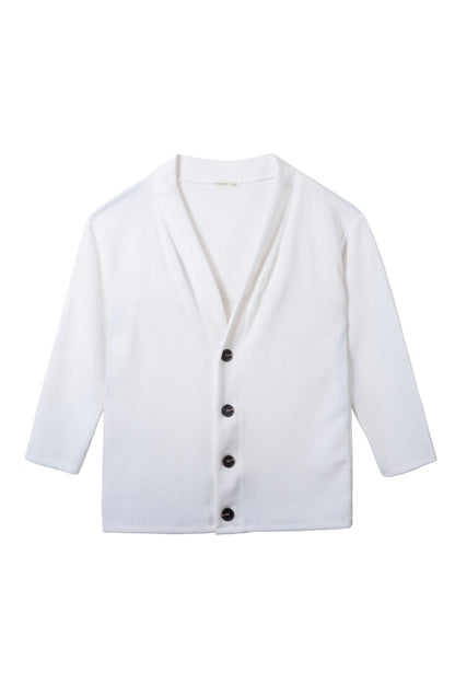 Knitted Cardigan - White