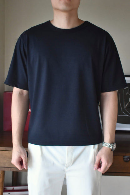 Structured Crew Tee - Black