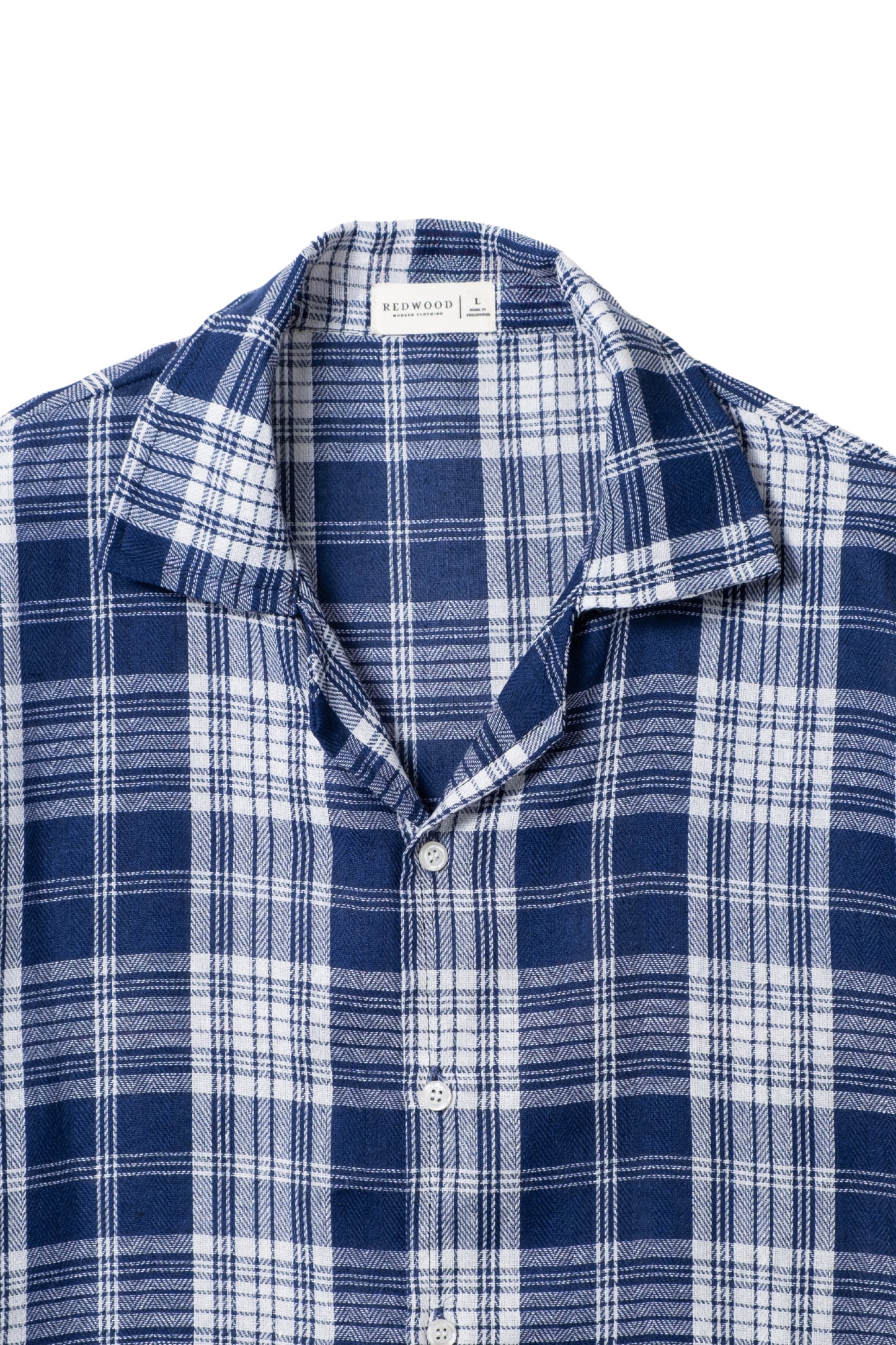 Vintage Boxy Cropped Shirt - Royal Blue