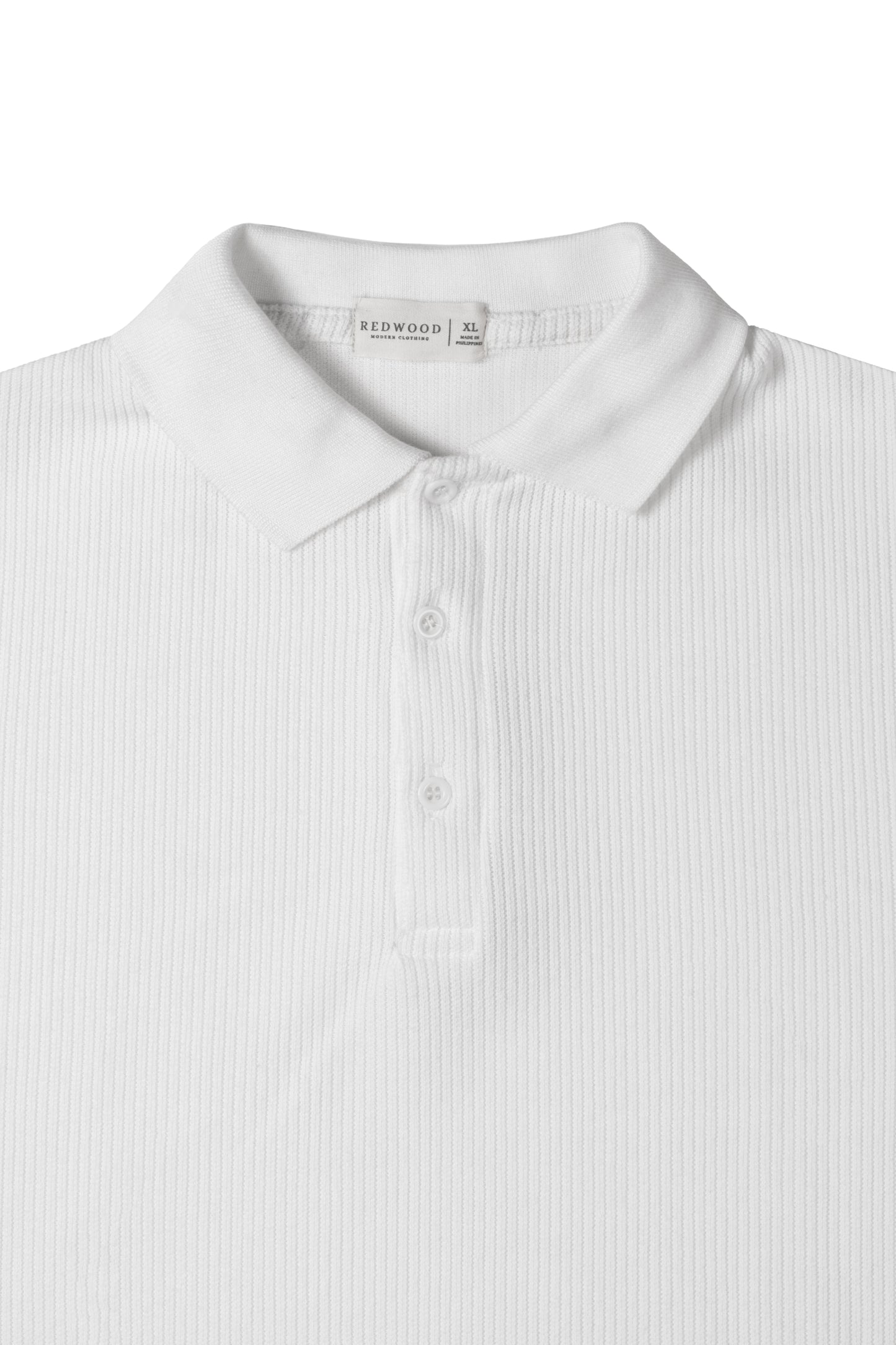 Slim-Fit Knitted Polo Shirt - Classic White