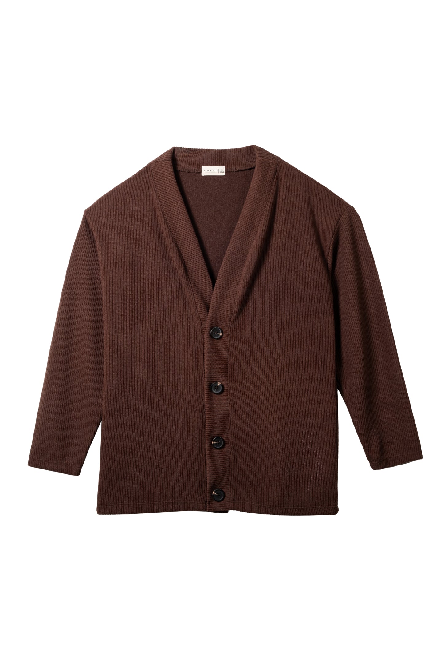 Knitted Cardigan - Cedar Brown