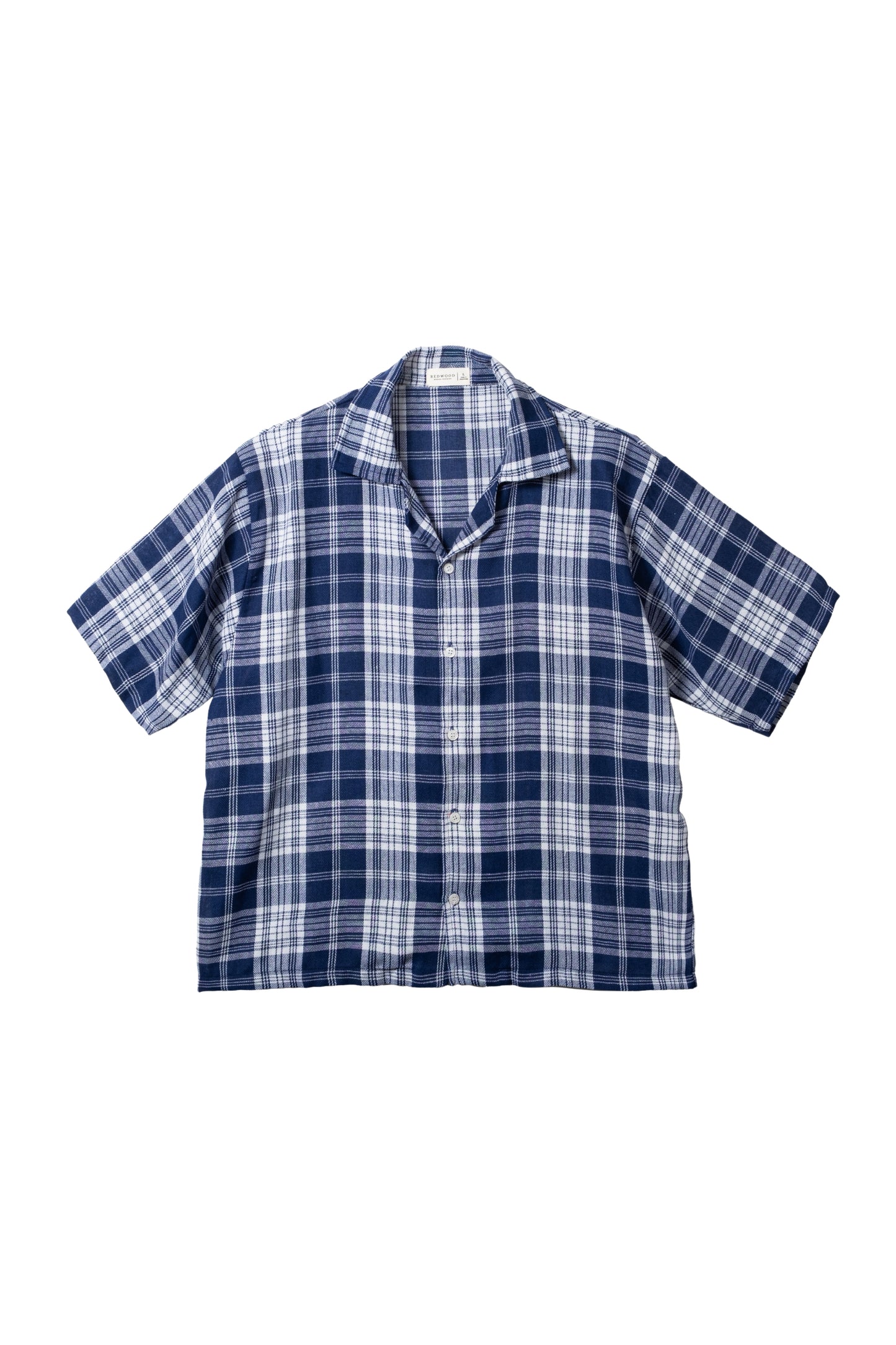 Vintage Boxy Cropped Shirt - Royal Blue