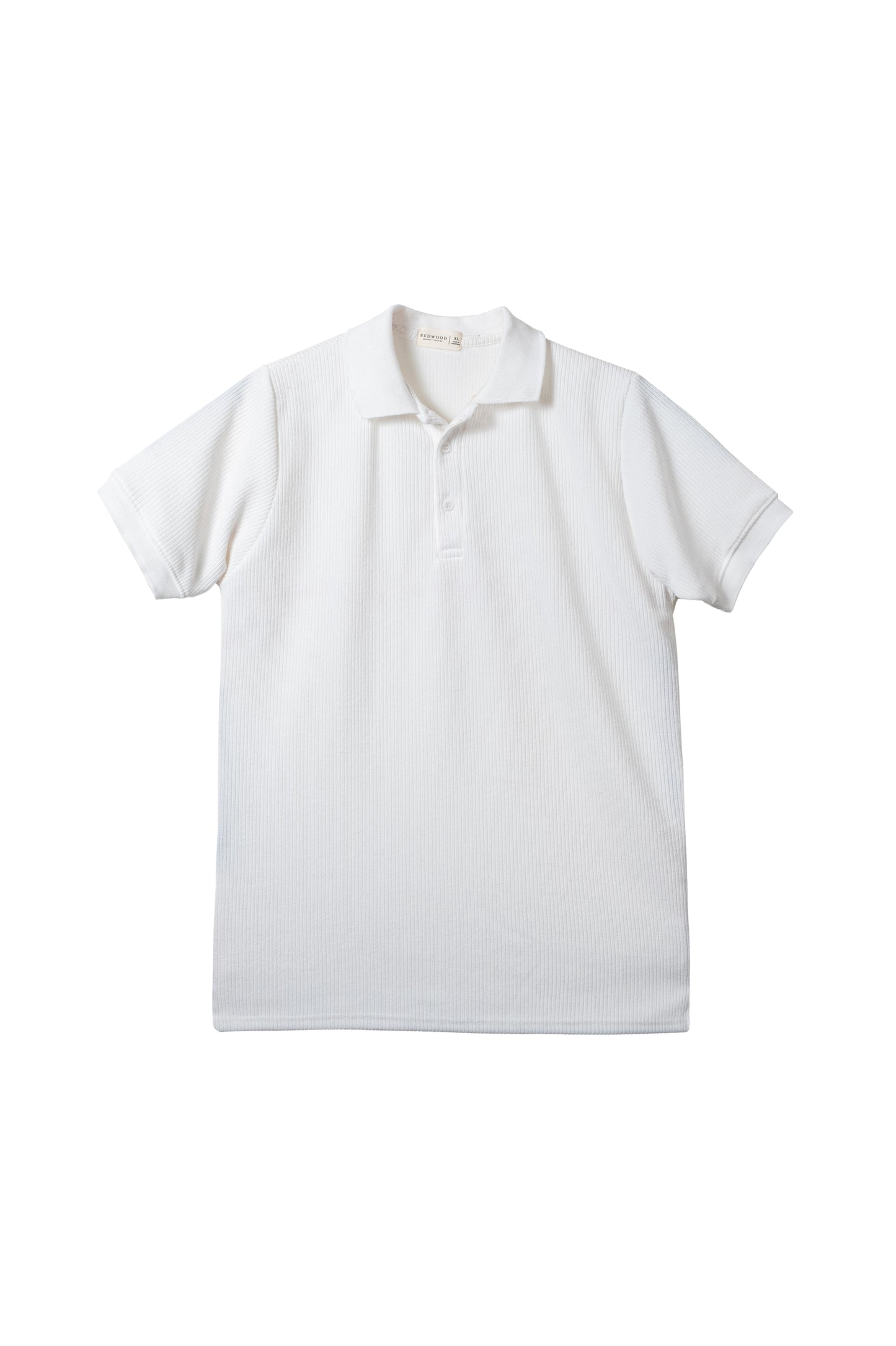 Slim-Fit Knitted Polo Shirt - Classic White