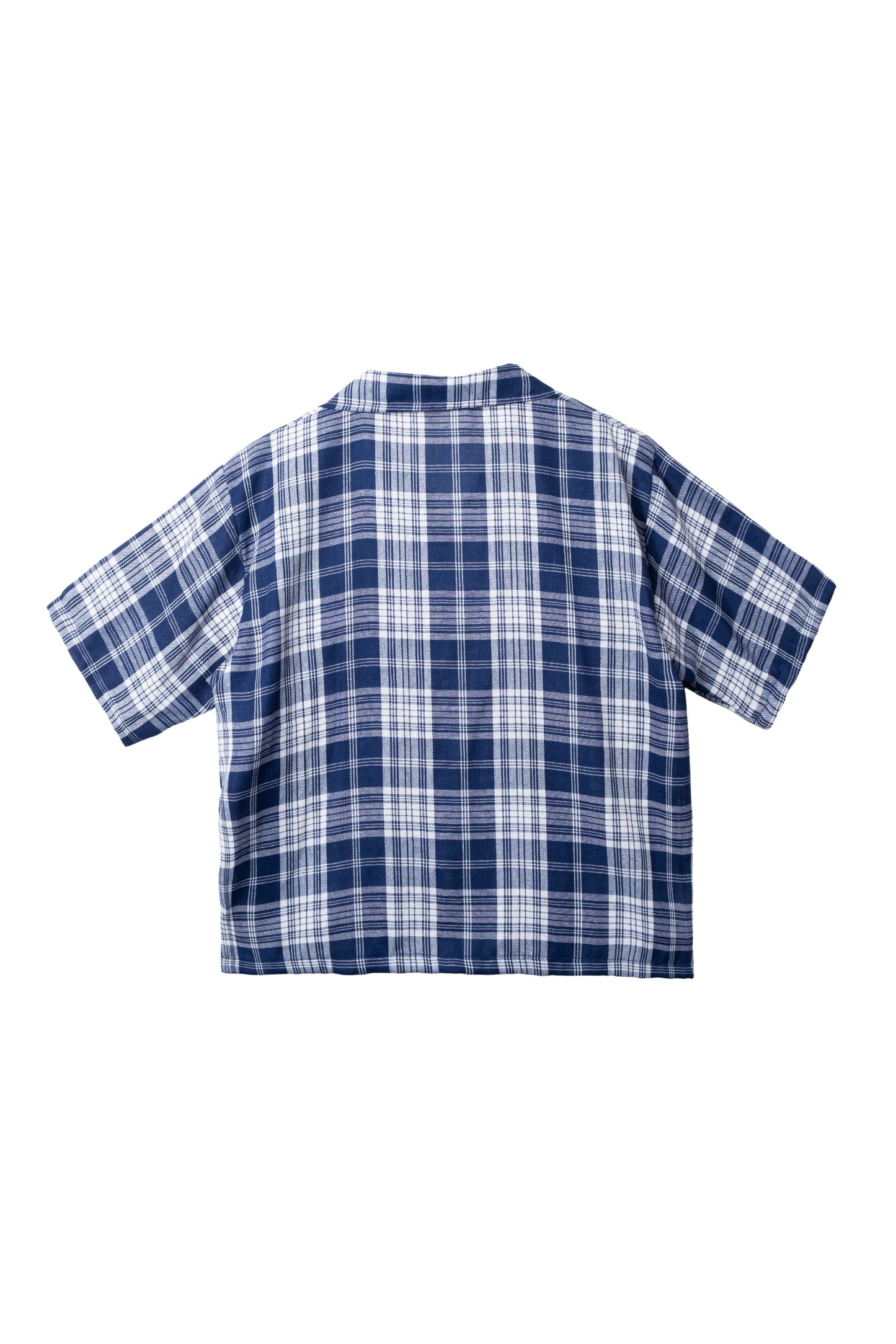Vintage Boxy Cropped Shirt - Royal Blue