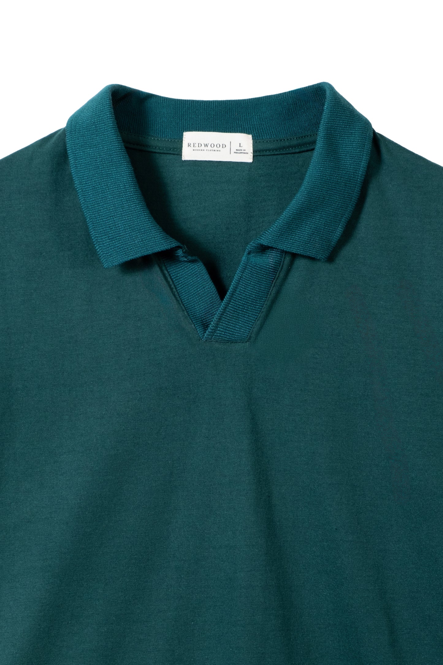 Classic V-Neck Polo Shirt - British Racing Green
