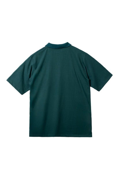 Classic V-Neck Polo Shirt - British Racing Green