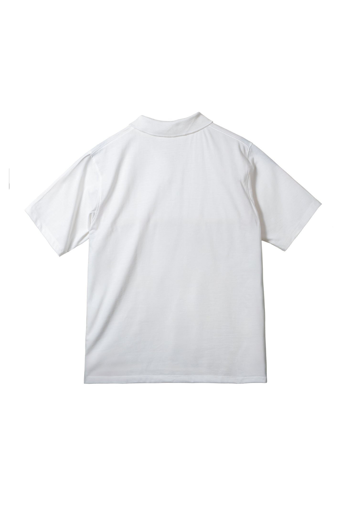 Classic V-Neck Polo Shirt - White