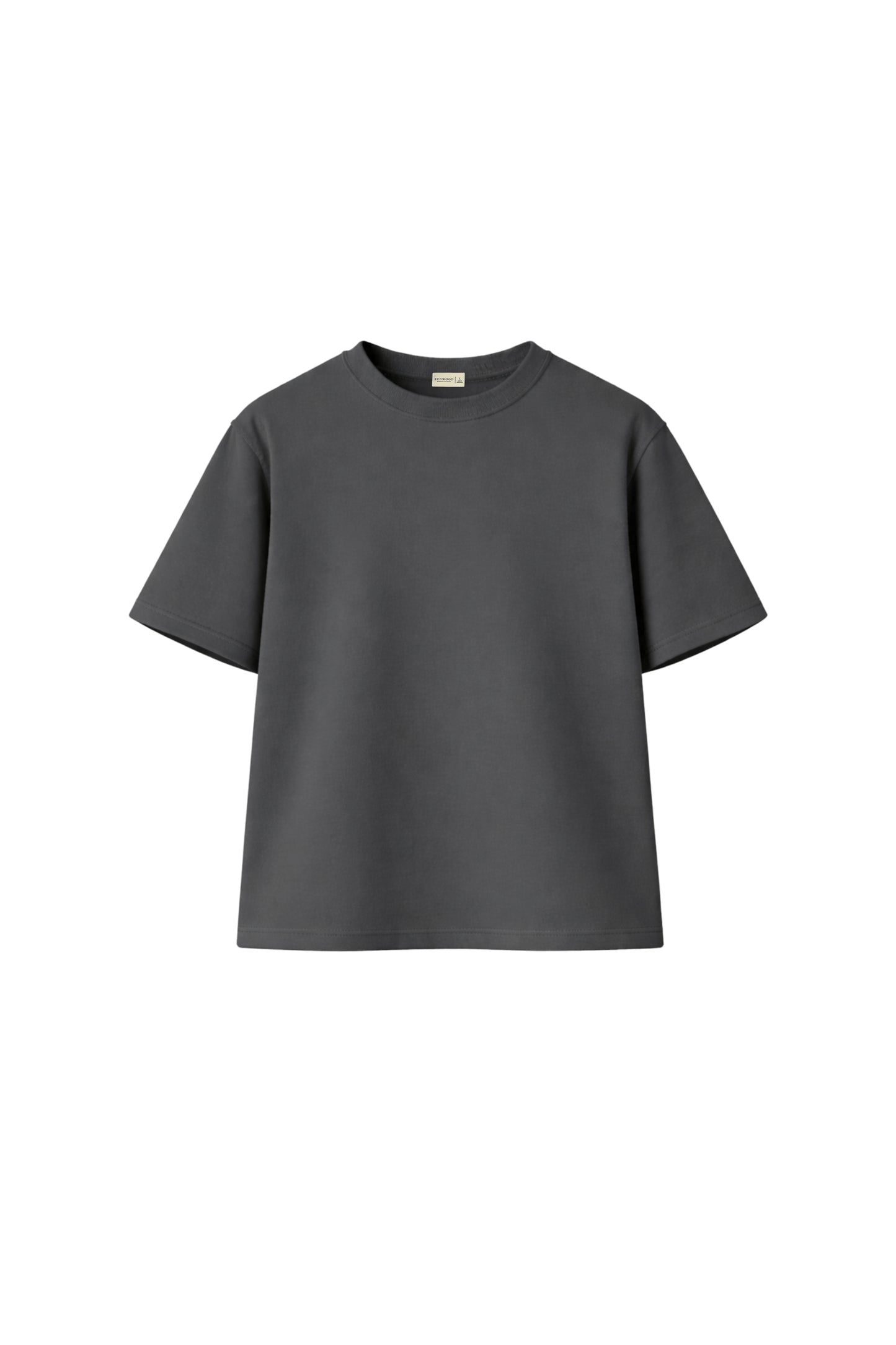 Structured Crew Tee - Dark Gray