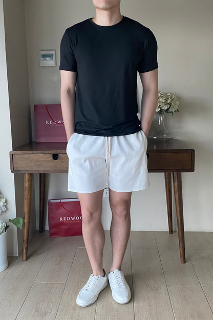 SmartStretch Shorts - Classic White