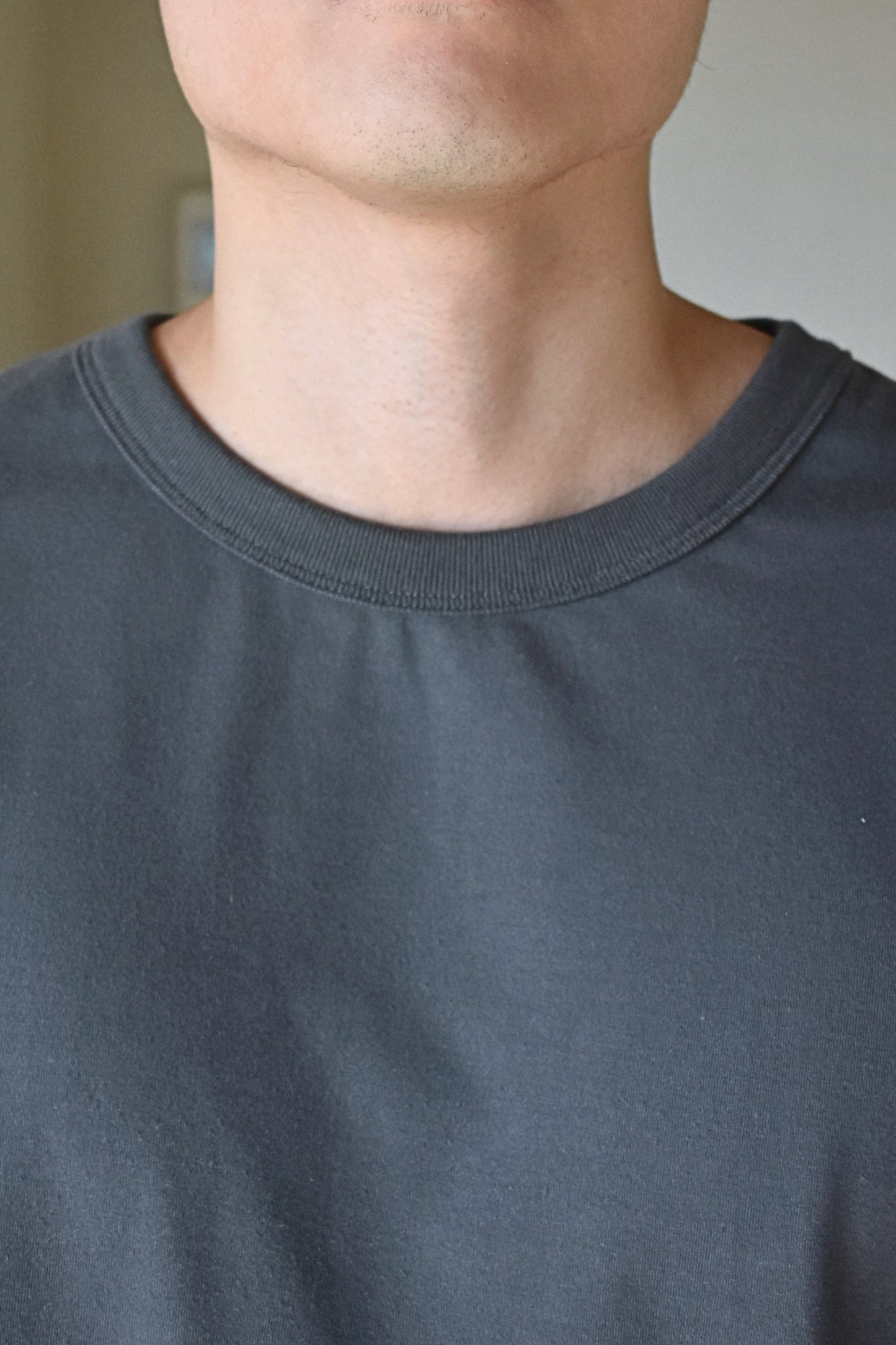 Structured Crew Tee - Dark Gray