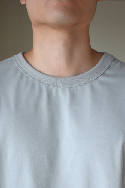 Structured Crew Tee - Stone Gray
